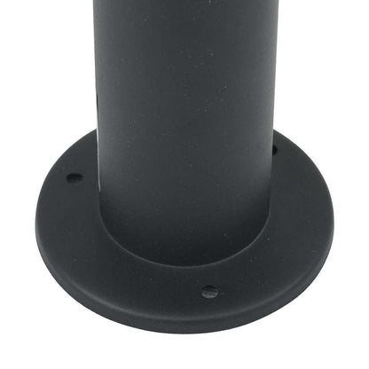 Bolderverlichting met stopcontact 3 stuks 80 cm Zwart IP44