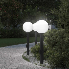 Bolderverlichting met stopcontact 3 stuks 80 cm Zwart IP44