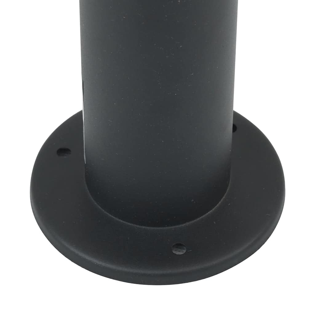 Bolderarmatuur met sensor en stopcontact 80 cm zwart IP44