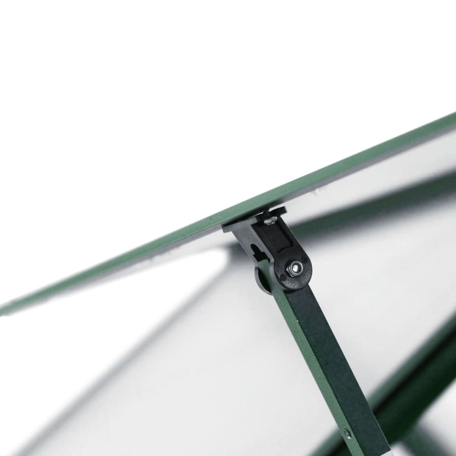 Tuinkas met basisframe 445x169x195 cm aluminium groen