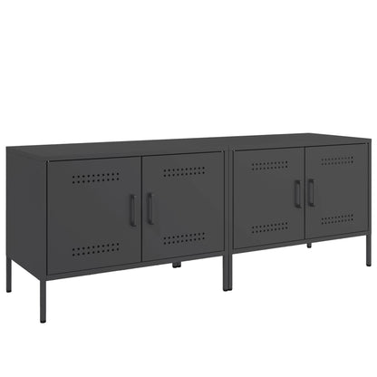 Tv-meubelen 2 st 68x39x50,5 cm staal zwart