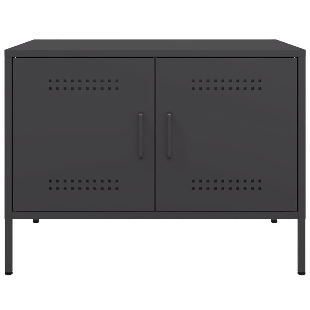 Tv-meubelen 2 st 68x39x50,5 cm staal zwart