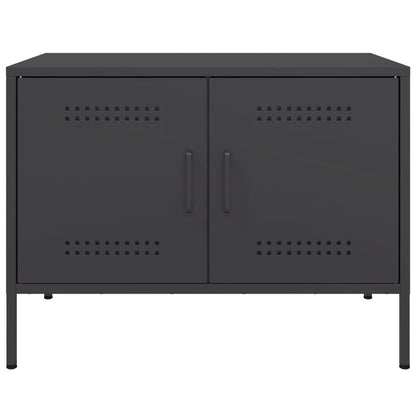 Tv-meubelen 2 st 68x39x50,5 cm staal zwart