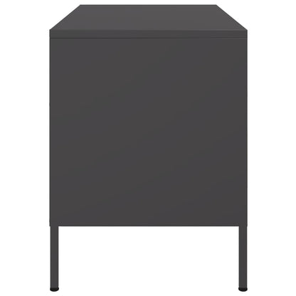 Tv-meubelen 2 st 68x39x50,5 cm staal zwart