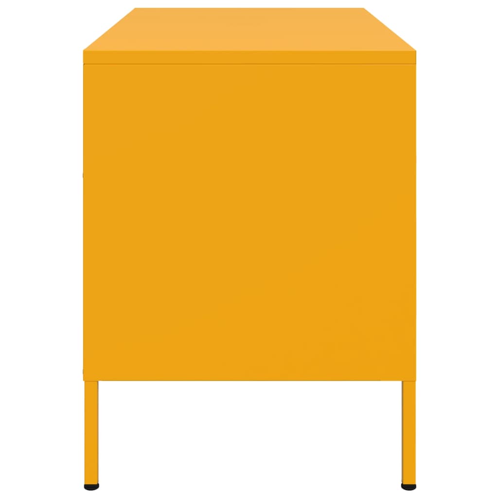 Tv-Meubel 68X39X50,5 Cm Staal Mosterd 1