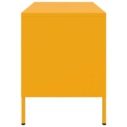 Tv-Meubel 68X39X50,5 Cm Staal Mosterd 1