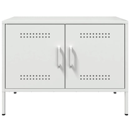 Tv-meubel 68x39x50,5 cm staal wit
