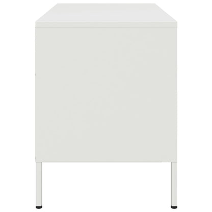 Tv-meubel 68x39x50,5 cm staal wit