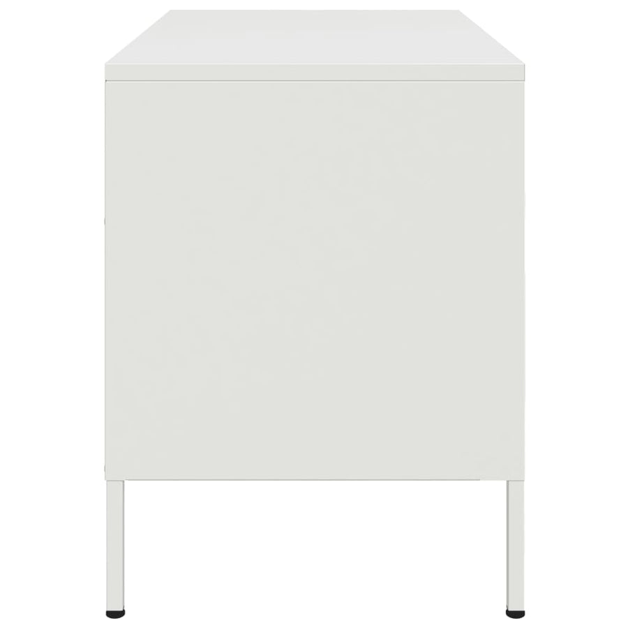 Tv-meubel 68x39x50,5 cm staal wit