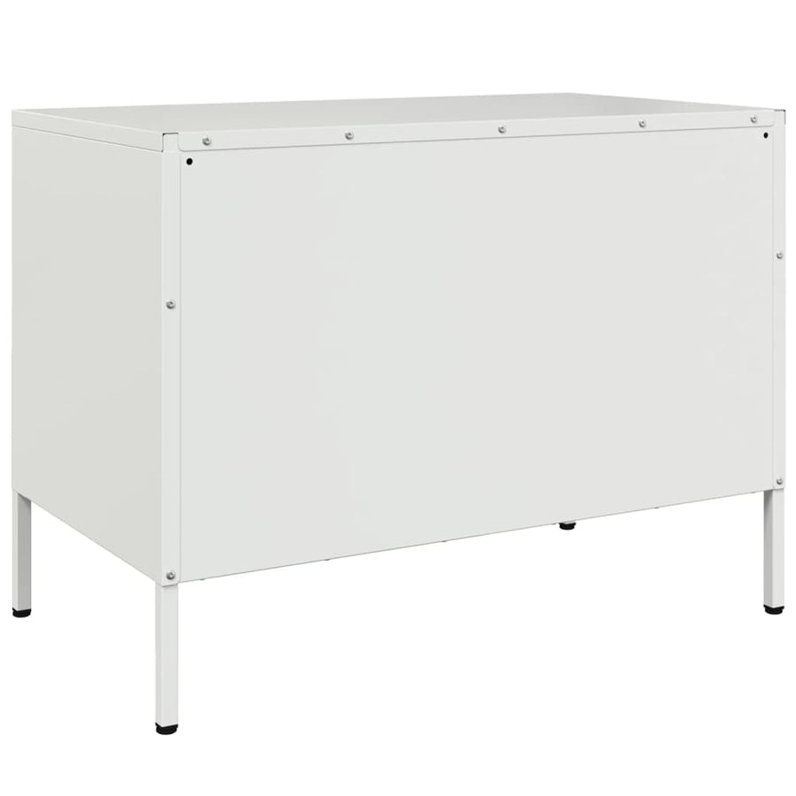 Tv-meubel 68x39x50,5 cm staal wit