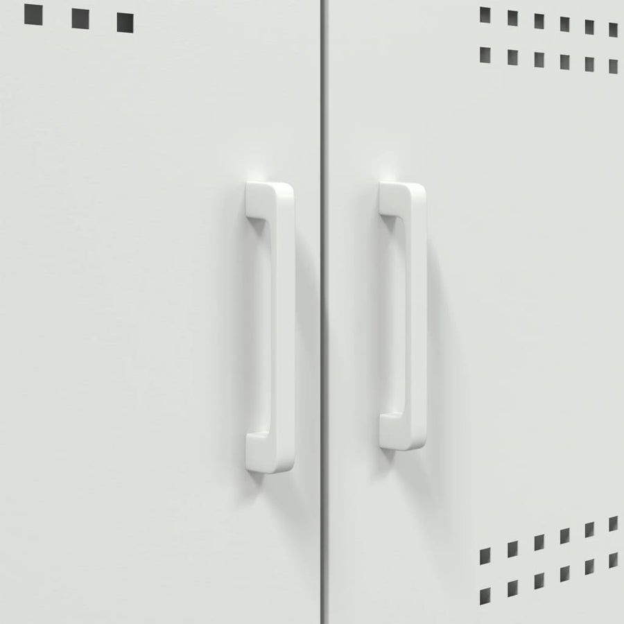 Tv-meubel 68x39x50,5 cm staal wit