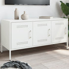 TV stand 100.5x39x50.5 cm steel white