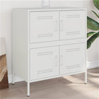 Dressoir 68x39x79 cm staal wit muurbevestiging