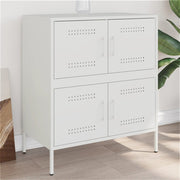 Dressoir 68x39x79 cm staal wit muurbevestiging