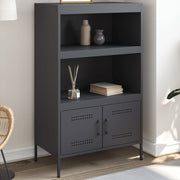 Hoge kast 68x39x113 cm staal antraciet