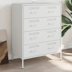 Dressoir 68x39x89 cm staal wit muurmontage