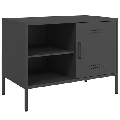 Tv-meubelen 2 st 68x39x50,5 cm staal zwart