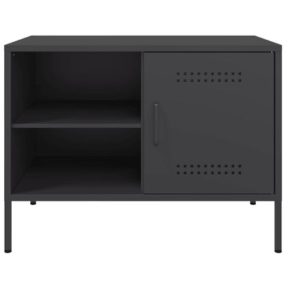 Tv-meubelen 2 st 68x39x50,5 cm staal zwart