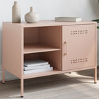 TV stand 68x39x50.5 cm steel pink