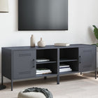 Tv-meubel 68x39x50,5 cm staal antraciet (2 stuks)