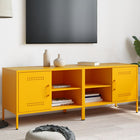 TV units 2 pcs 68x39x50.5 cm steel mustard yellow