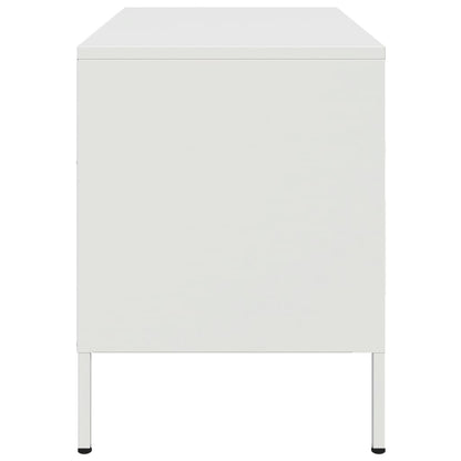 Tv-meubel 68x39x50,5 cm staal wit