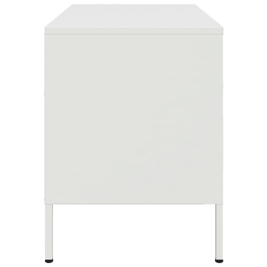 Tv-meubel 68x39x50,5 cm staal wit