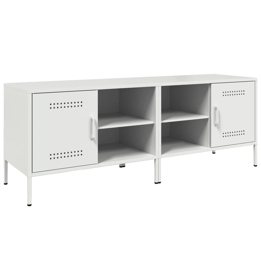 Tv-meubelen 2 st 68x39x50,5 cm staal wit