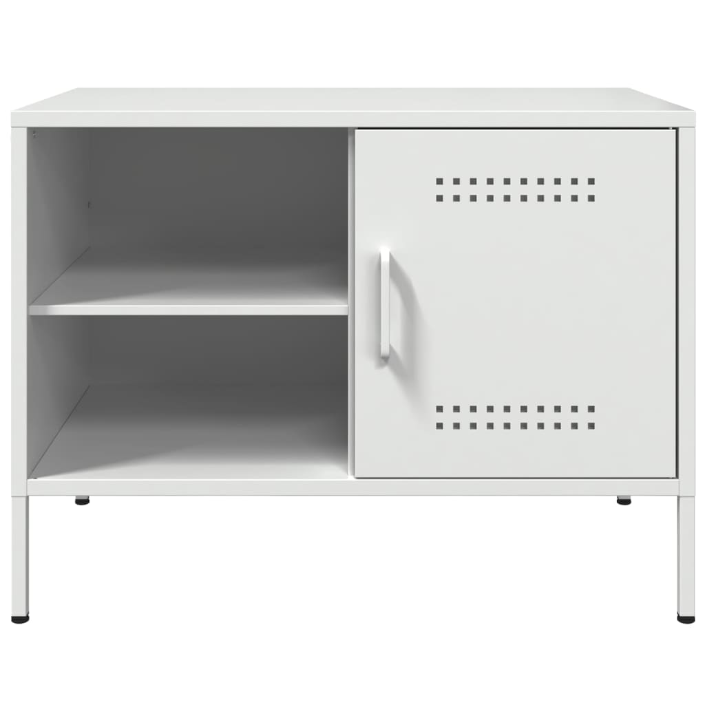 Tv-meubelen 2 st 68x39x50,5 cm staal wit