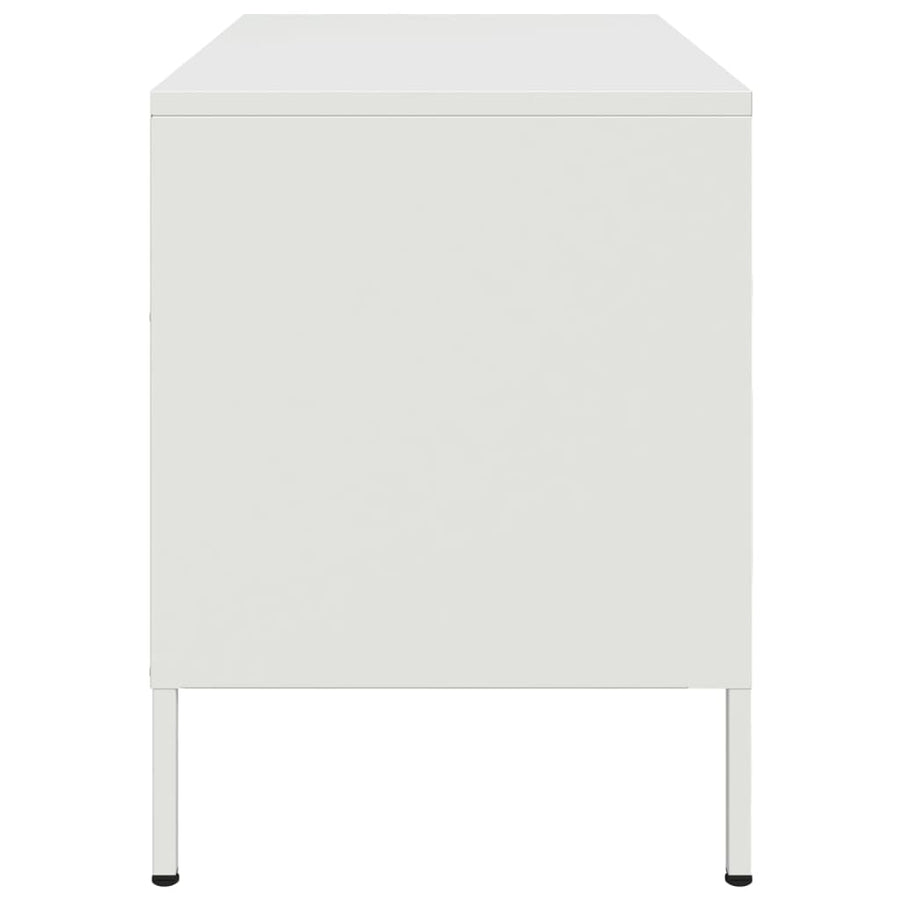 Tv-meubelen 2 st 68x39x50,5 cm staal wit