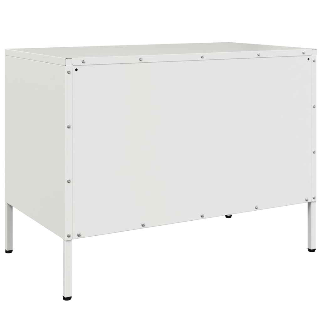 Tv-meubelen 2 st 68x39x50,5 cm staal wit