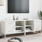 TV cabinets 2 pcs 68x39x50.5 cm steel white