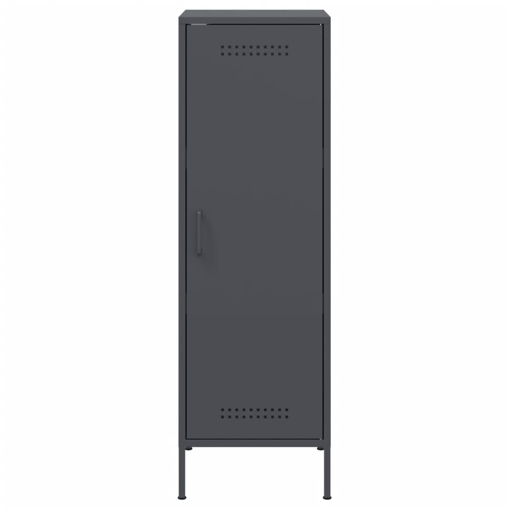 Hoge kast 36x39x113 cm staal antracietkleurig