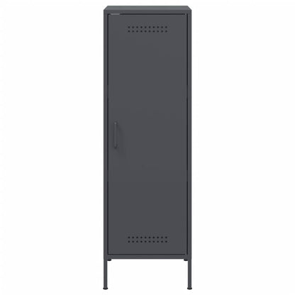 Hoge kast 36x39x113 cm staal antracietkleurig