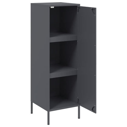 Hoge kast 36x39x113 cm staal antracietkleurig