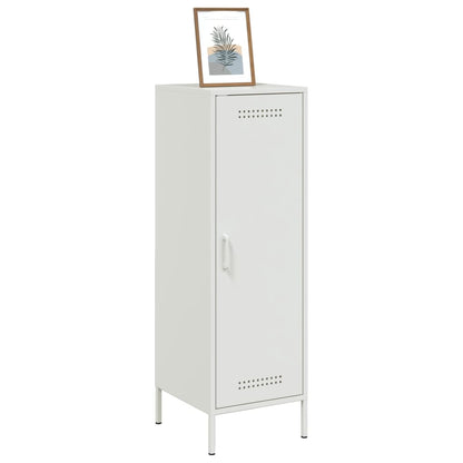 Hoge kast 36x39x113 cm staal wit