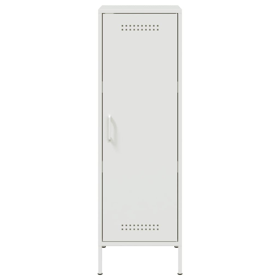 Hoge kast 36x39x113 cm staal wit