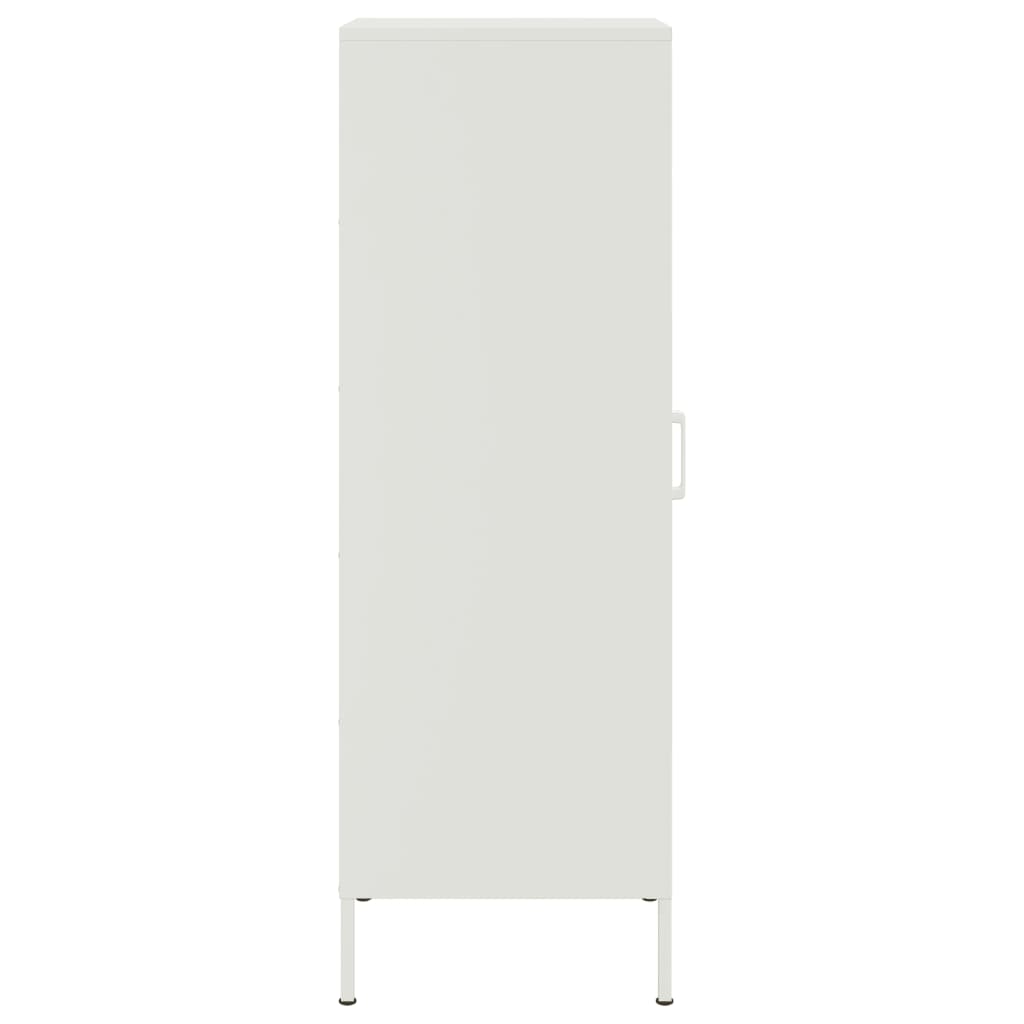 Hoge kast 36x39x113 cm staal wit