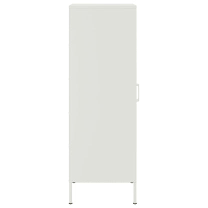 Hoge kast 36x39x113 cm staal wit