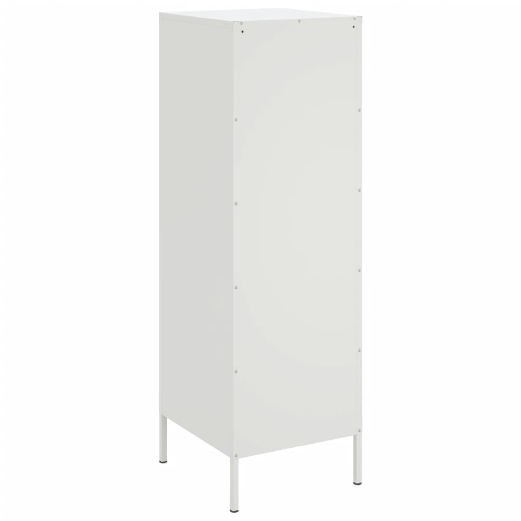 Hoge kast 36x39x113 cm staal wit