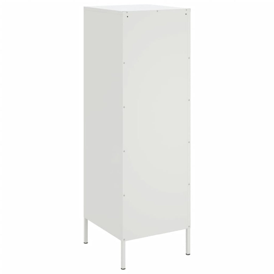 Hoge kast 36x39x113 cm staal wit