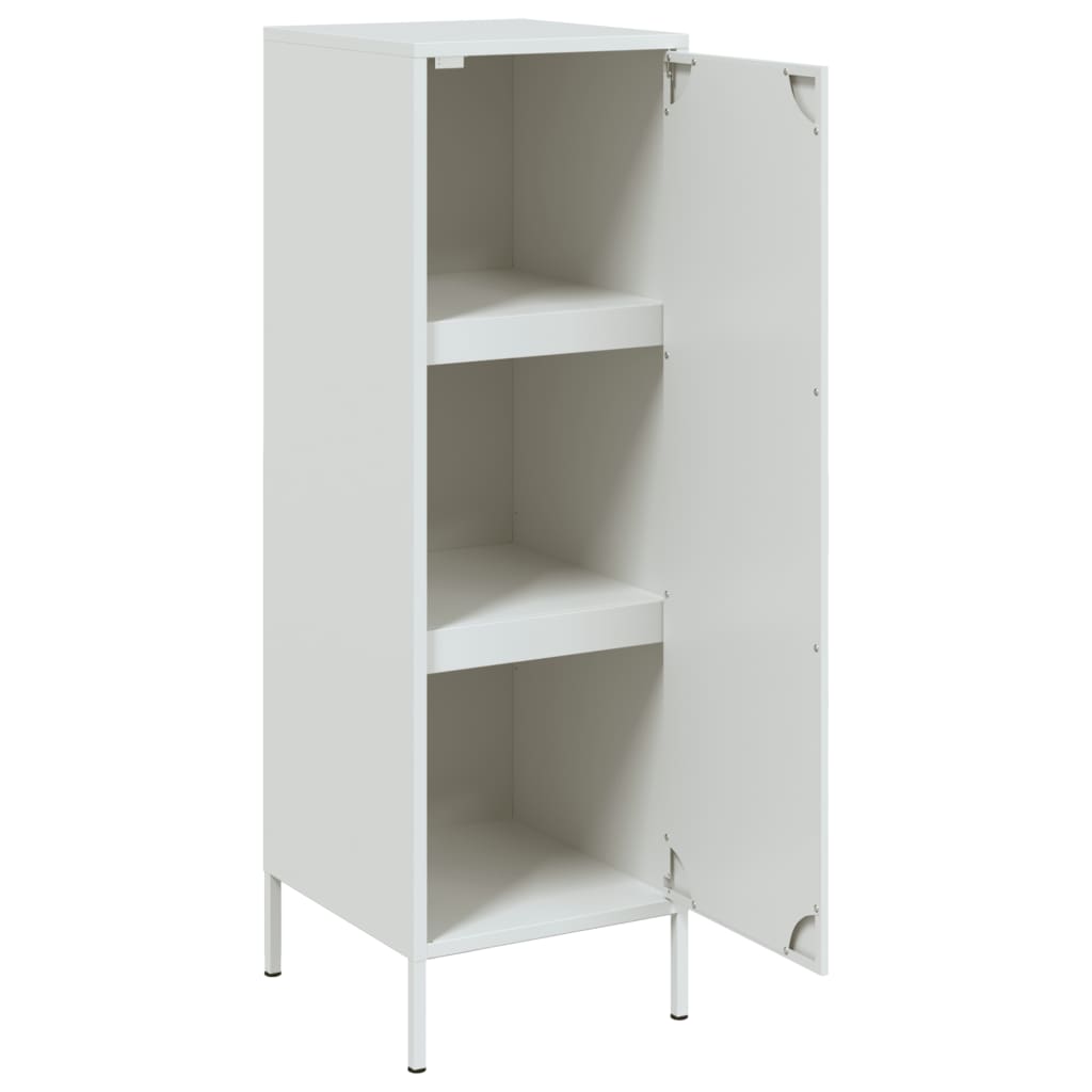 Hoge kast 36x39x113 cm staal wit
