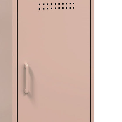 Dressoir 36x39x79 cm koudgewalst staal roze