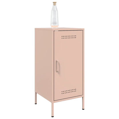 Dressoir 36x39x79 cm koudgewalst staal roze