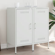 Dressoir 36x39x79 cm staal wit (2 stuks)