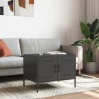 Coffee table 68x50x50.5 cm steel black