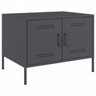 Salontafel 68x50x50,5 cm staal antraciet