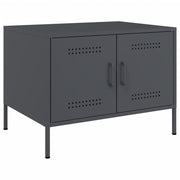 Salontafel 68x50x50,5 cm staal antraciet