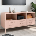 TV stand 100.5x39x50.5 cm steel pink