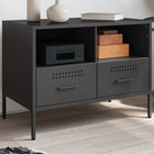 TV cabinet 68x39x50.5 cm steel black